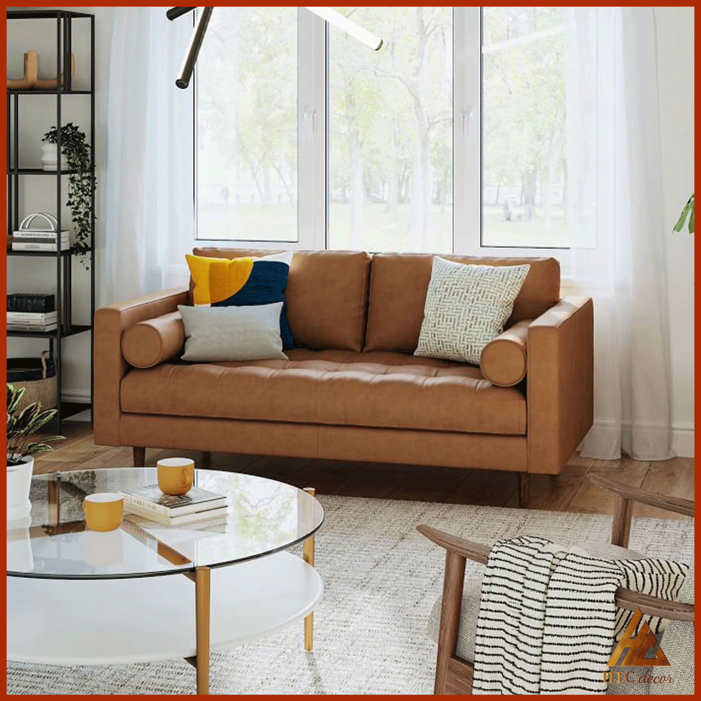 Ghế Sofa Băng Dennes Da Simili